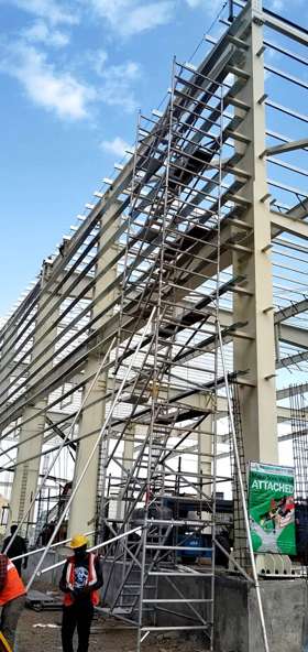 14m Aluminium Mobile Scaffolding Tower